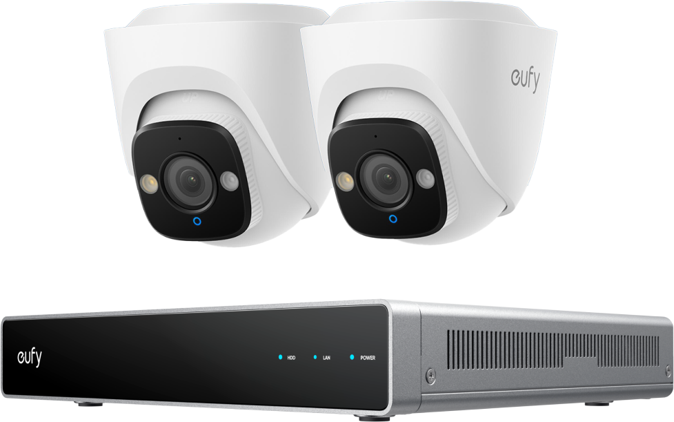 Anker eufy PoE Turret-Überwachungskamera E41 2*Turret PoE Cam mit NVR