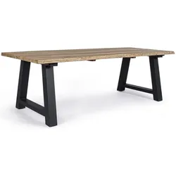 Bizzotto, Gartentisch + Balkontisch, Gartentisch Rolland anthrazit (240 x 100 x 77 cm)