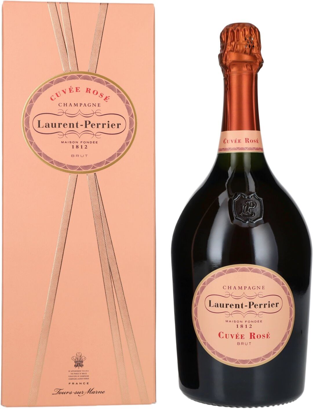 Laurent Perrier Champagne CUVÉE ROSÉ Brut 12% Vol. 1,5l in Geschenkbox