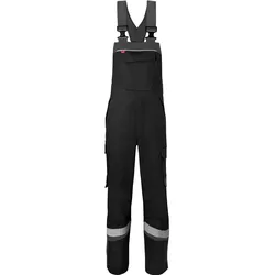 Multinorm Latzhose "20288" 5safety Image+ - 24 - schwarz/dunkelgrau