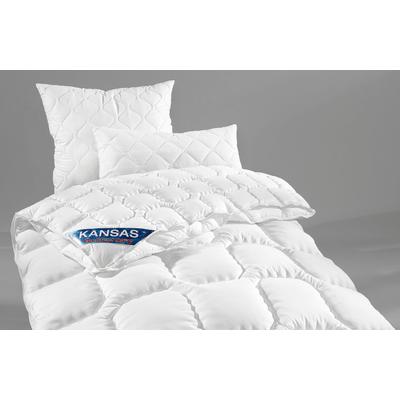 Microfaserbettdecke FAN "Kansas", weiß, B:135cm L:200cm, Bezug: 100% Polyester. Füllung: 100% Polyester, Bettdecken, Microfaserbettdecke, Bettdecke in 135x200 cm und weiteren Größen, für Sommer oder Winter