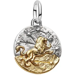 Pandora 764994C01 Medaillon-Charm Anhänger Zweifarbig Sternzeichen Löwe