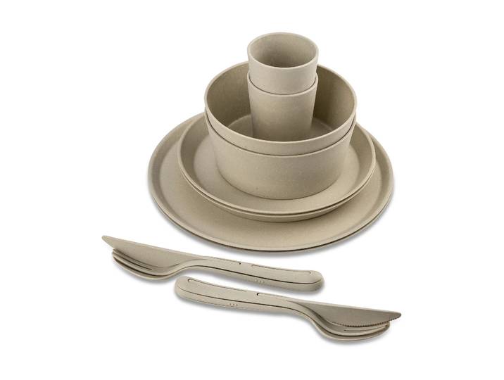 Koziol Service de table Connect Helsinki 10 pièces Nature desert sand