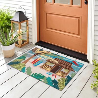 Liora Manne Lush Decor Frontporch Tiki Hut Indoor/Outdoor Rug