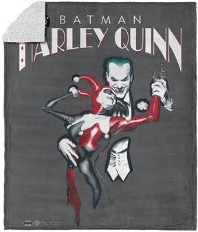 Northwest Warner Brothers DC Batman Villains Silk Touch Sherpa Throw Blanket