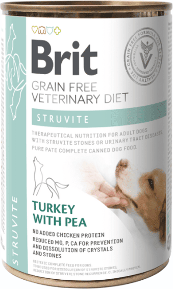 Brit Veterinário Cão Struvite Peru 6 uds x 400g