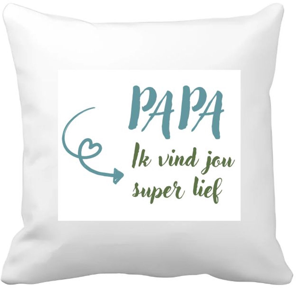 Akyol Kussenhoes Papa Ik Vind Jou - 40 x 40 cm