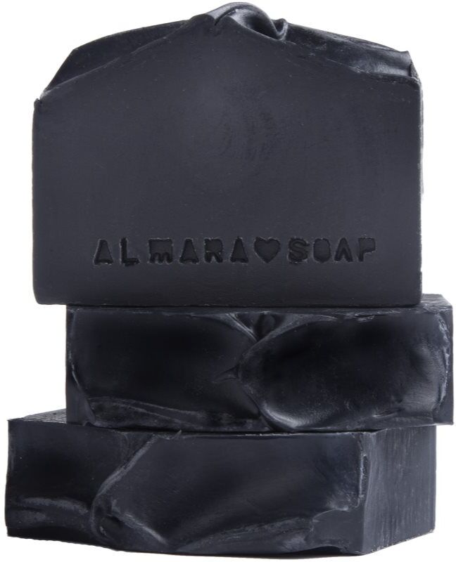 Almara Soap Natural Black As My Soul natural bar soap for oily and problem skin 90 g