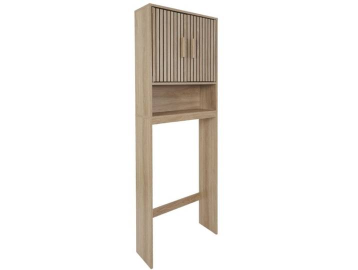 Meuble de Salle de Bain - HOME DECO FACTORY - Klaus - Rustique Chic - Marron