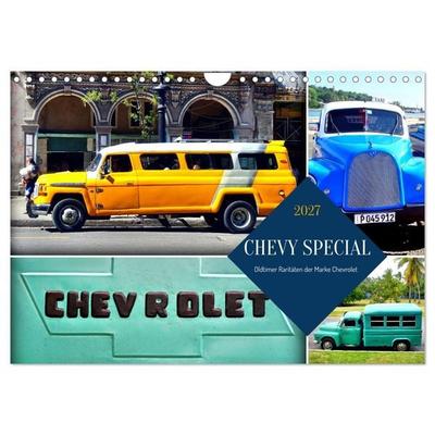 CHEVY SPECIAL - Oldtimer Raritäten der Marke Chevrolet (Wandkalender 2027 DIN A4 quer), CALVENDO Monatskalender