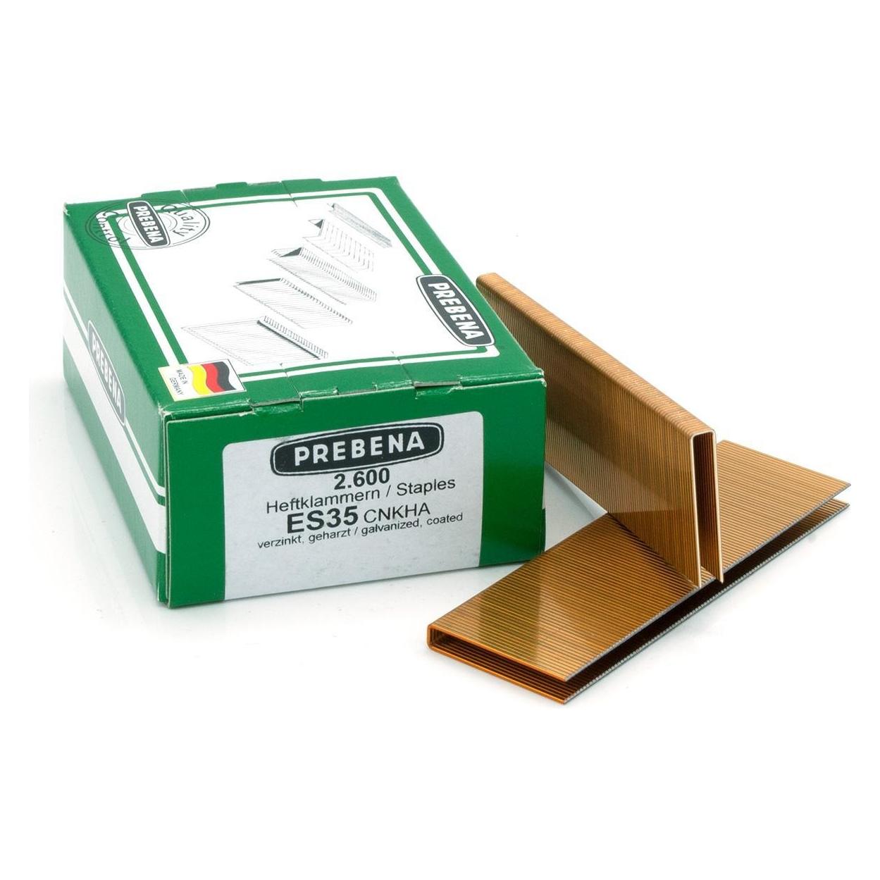 Prebena Heftklammern verzinkt geharzt35 mm (ES-35 CNK HA)