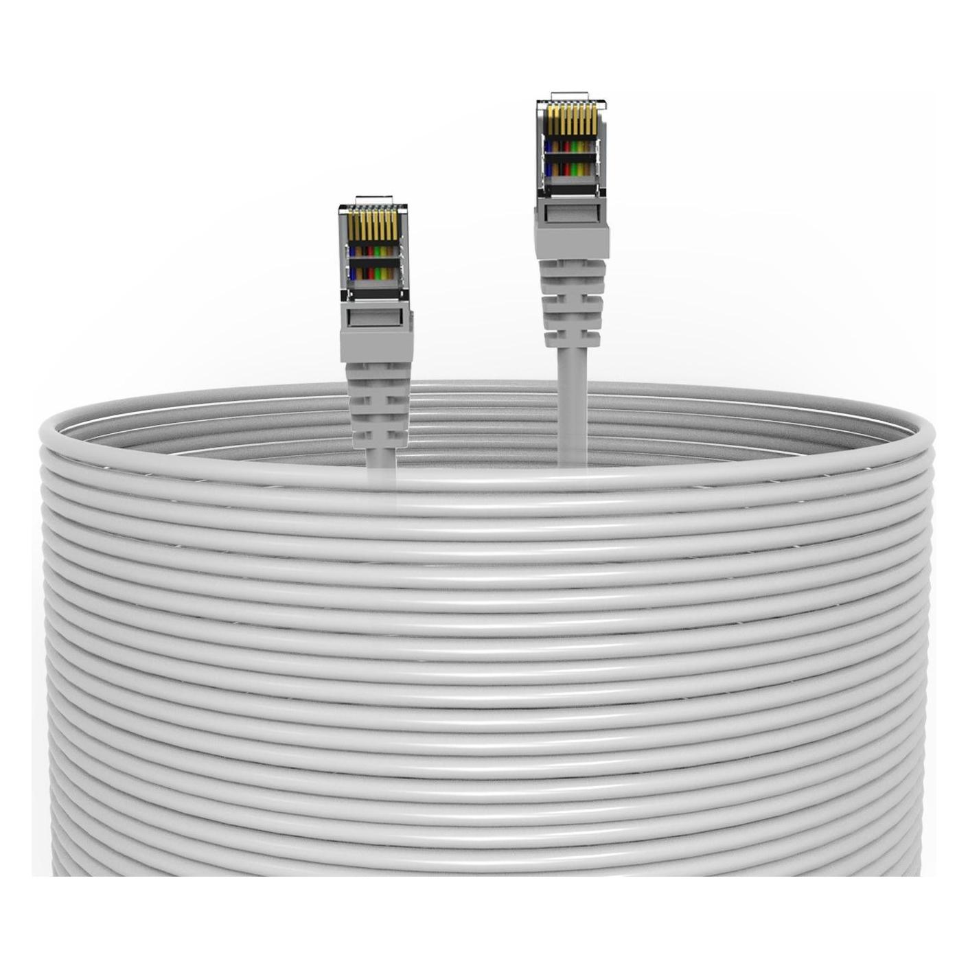 Inca Ethernetkabel ICAT7-50AG CAT7-Kabel 50M (CAT7, 50 m) (ICAT7-50AG)