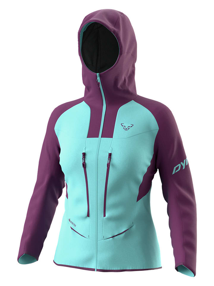 DYNAFIT Funktionsjacke "TLT" in Türkis/ Dunkelblau - S
