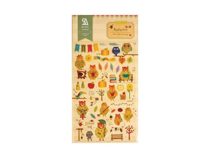 Rayher Sticker Autumn Epoxy 15 × 9.2 cm