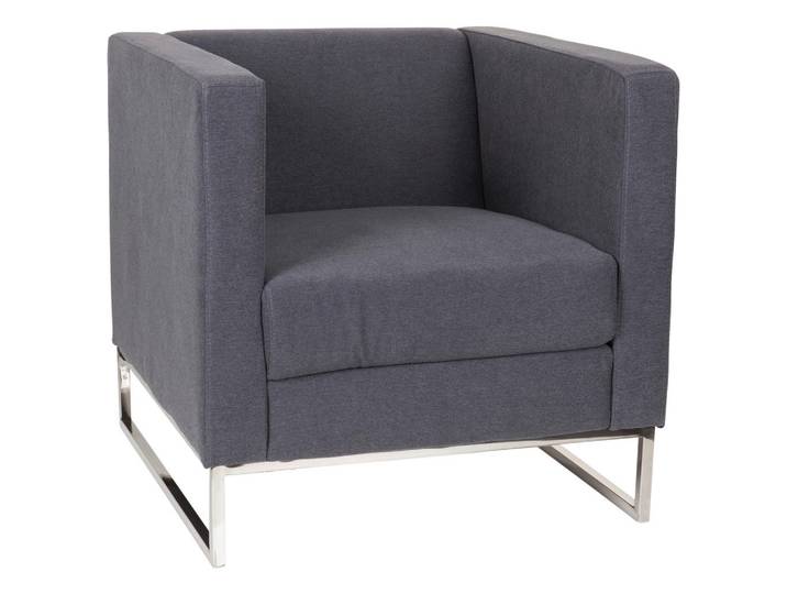 Mid.you Sessel, Dunkelgrau, Metall, 72x71x72 cm, Wohnzimmer, Sessel, Sonstige Sessel