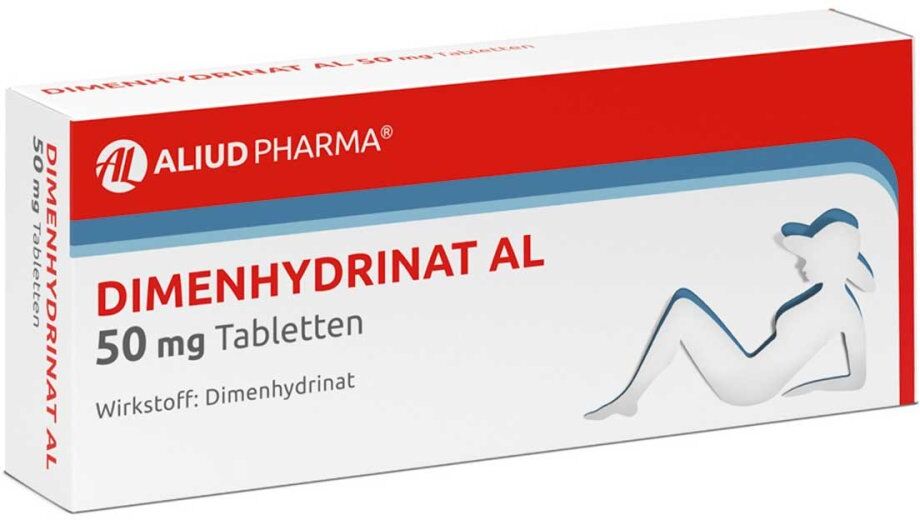 AL Aliud Pharma Dimenhydrinat AL 50 mg Tabletten bei Übelkeit und Erbrechen