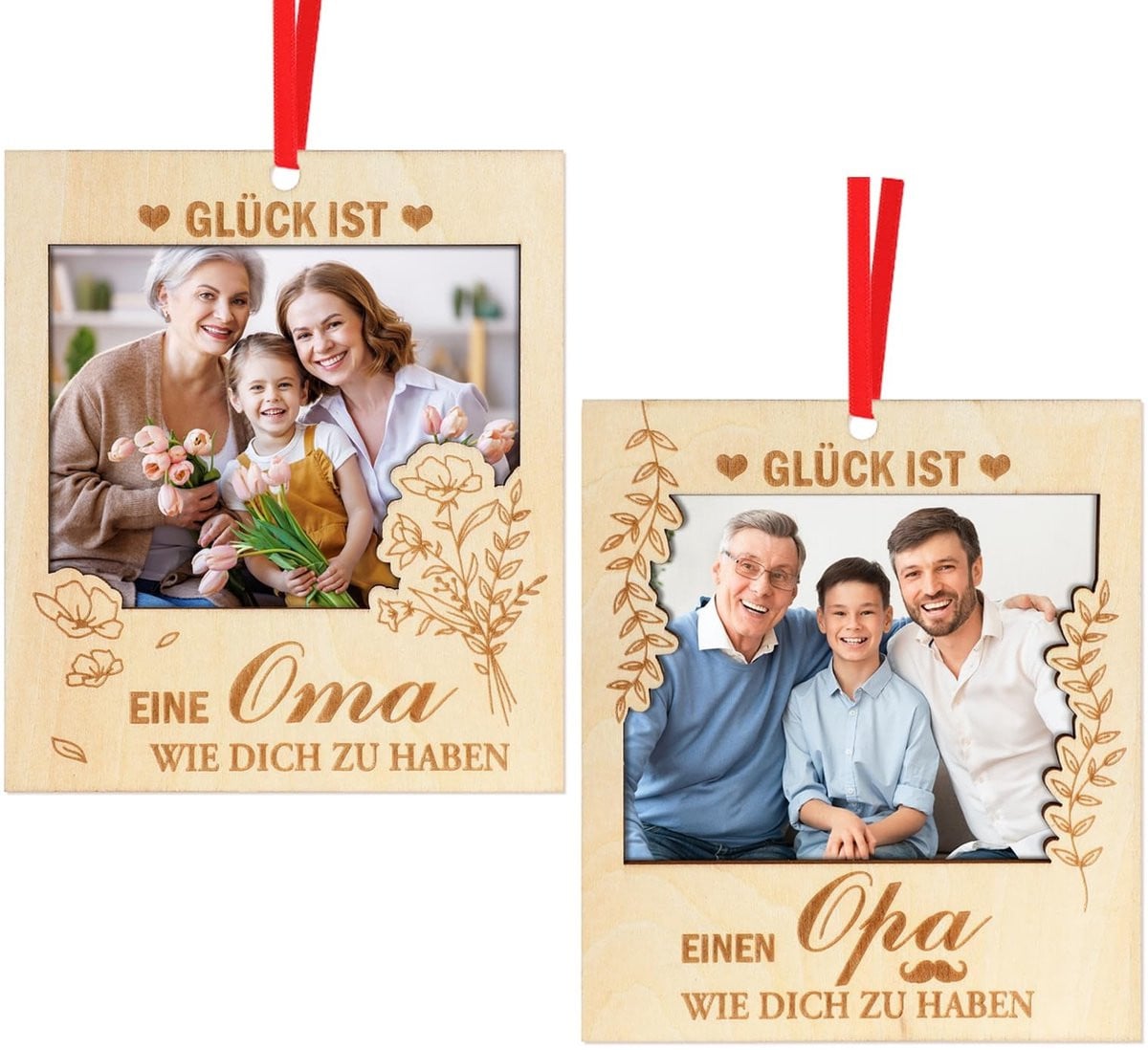 Dailygoods Fotolijst met Gravure voor Oma of Opa