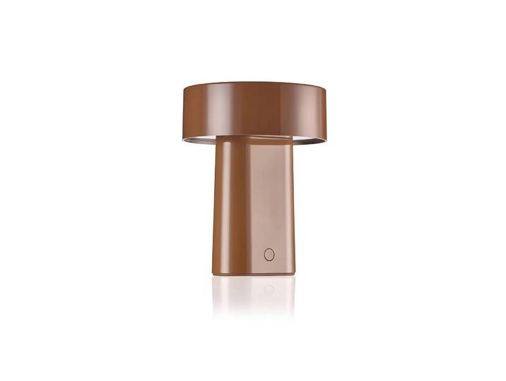 ZONE DENMARK Tischleuchte Oblong , braun, 1, Ø 14cm H: 18cm, 1 Stk., Leuchten, Tischleuchte