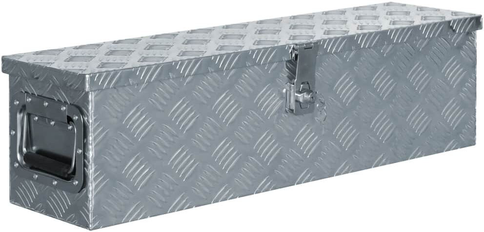 Rio Williston Forge Decorative Bin Silver 22cm H x 80.5cm W x 22cm D