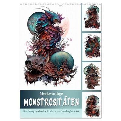 Merkwürdige Monstrositäten (Wandkalender 2027 DIN A3 hoch), CALVENDO Monatskalender