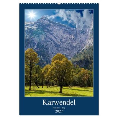 Karwendel - Hinterriss-Eng (Wandkalender 2027 DIN A2 hoch), CALVENDO Monatskalender