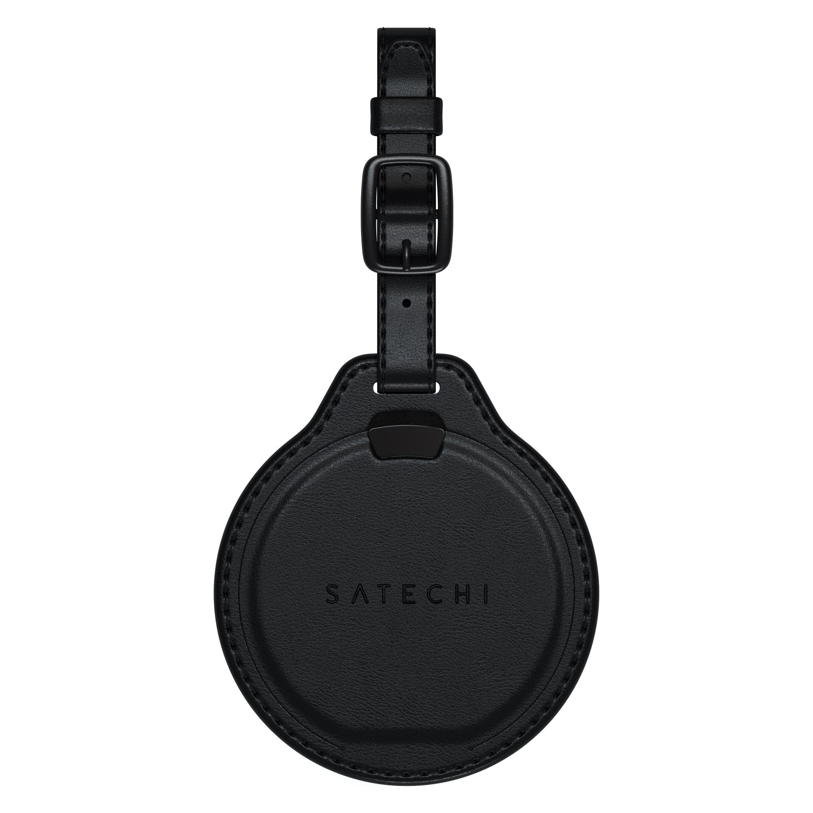 Satechi Vegan-Leather FindAll Luggage Tag Black (Apple Find My) (ST-LFALTK)