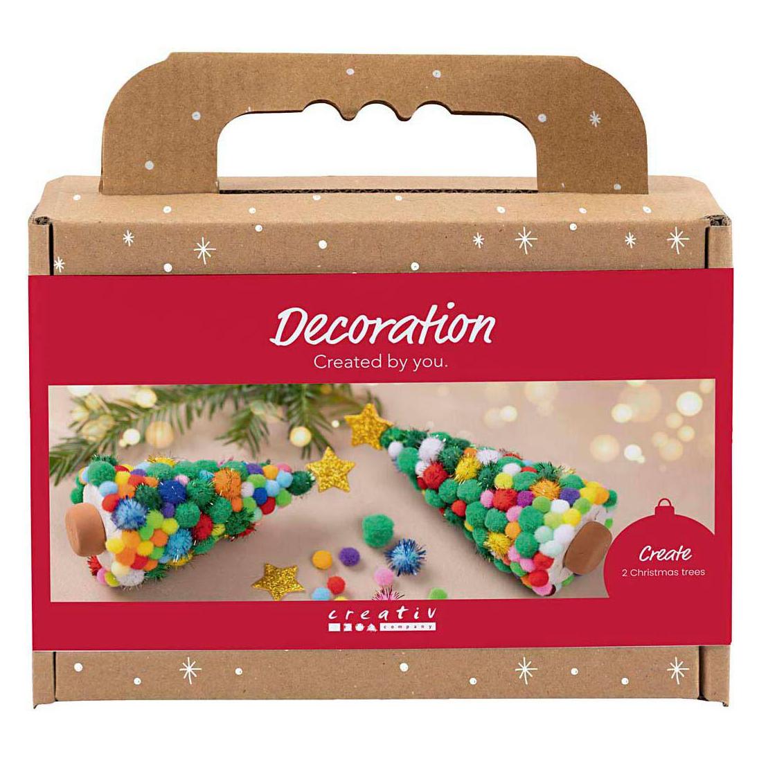 Creativ Company Bastelset Dekoration Weihnachten, Detailfarbe: Mehrfarbig (977832)