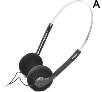 Smart Shopping Spot Retro Wired Walkman Headphones Portable Vintage Music Earphones black