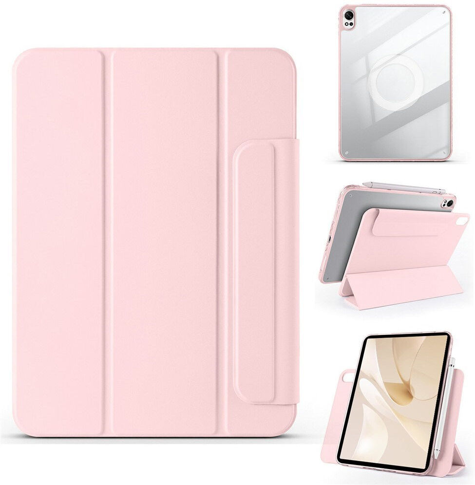 EIDERWOOD Huawei MatePad 12 X Flip Læder Tablet Cover - Lyserød