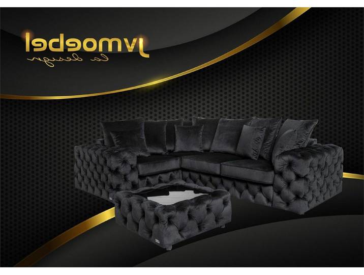 Xlmoebel Chesterfield-Sofa Ecksofa Samt Garnitur Polster Couch für Wohnraum, Garnitur 1 Teile, Made in Europa
