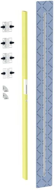 Geberit Gis Dusch-Element 461796001 für Walk-in Dusche, für Duschtrennwand