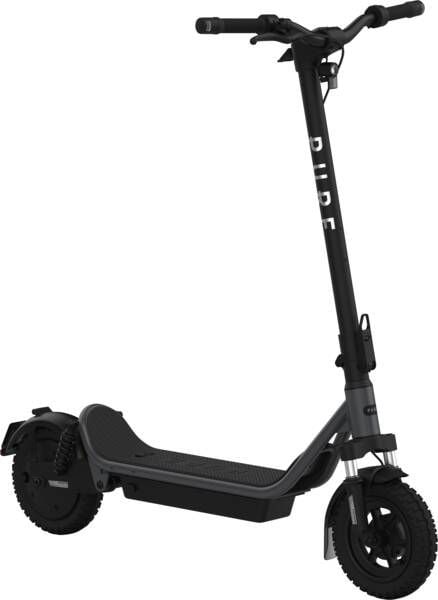 Pure Electric Air6 Suspension E-Scooter bis 70 km Reichweite (Schwarz) mit deutscher Straßenzulassung P744 00