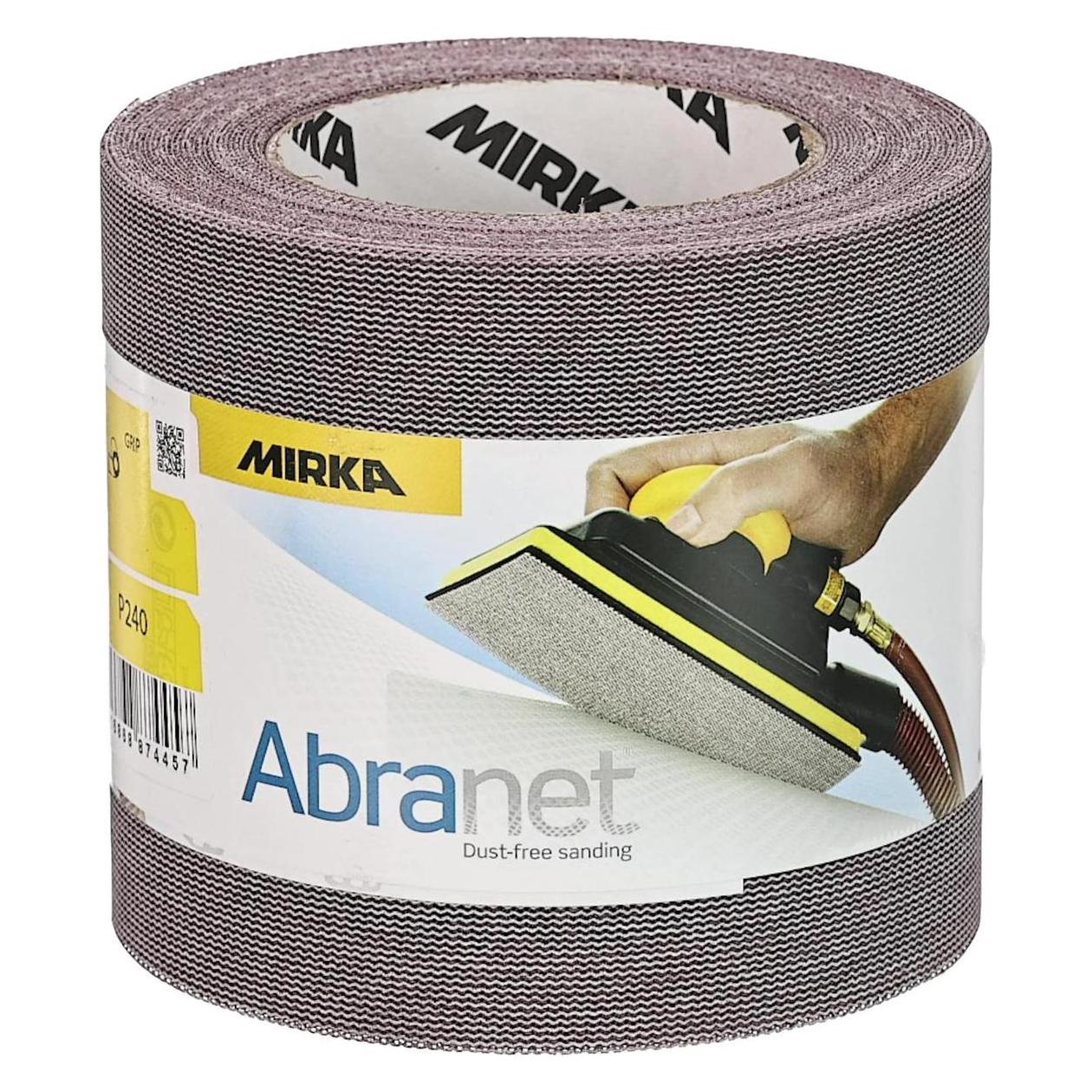 Mirka ABRANET Schleifpapier Rolle 115mm x 10m P240 Schleifrolle Klett ( 545BY001253R ) (240) (545BY001253R)