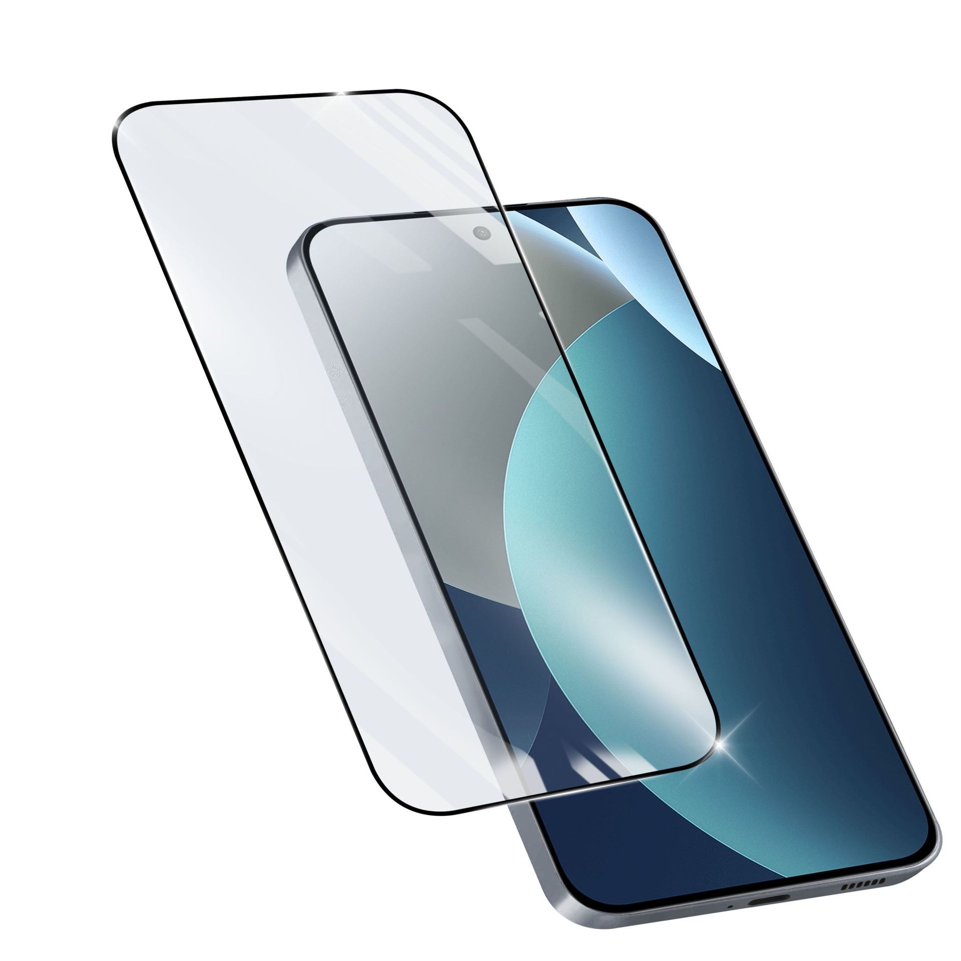 Cellular Line Impact Glass Capsule Klare Bildschirmschutzfolie gehärtetes Glas für Universal Redmi Note 15 Pro 5G Schlagfest