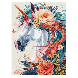 Ideyka Malen nach Zahlen - Blumeneinhorn (78585270)
