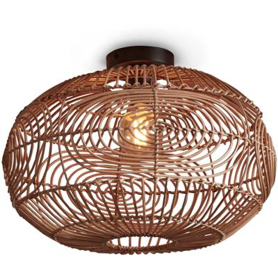 GOOD & MOJO Deckenleuchte "MADEIRA", braun, 1, Ø 48cm H: 30cm, 1 Stk., Leuchten, Deckenleuchte