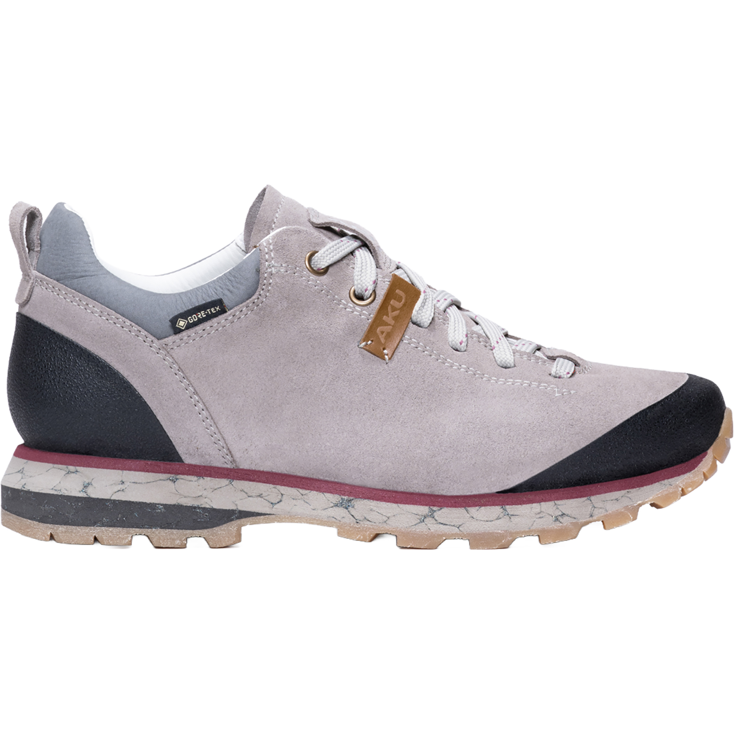 Aku Bellamont 4 Suede GTX Damen Freizeitschuhe grau Größe 42.5 Lifestyle Wasserdicht