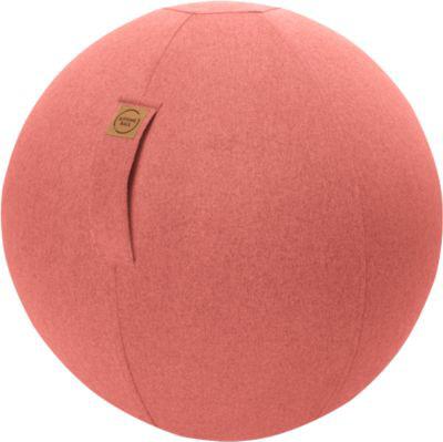 Sitzball FELT, Filzimitat 100% Polyester, waschbar, reißfest, Trageschlaufe, lachs