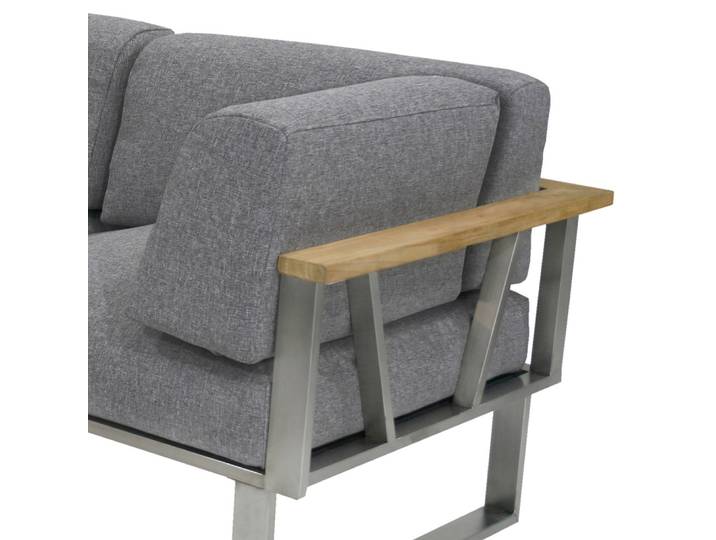 Zebra Belvedere Lounge Seitenkissen rechts Tuva medium grey