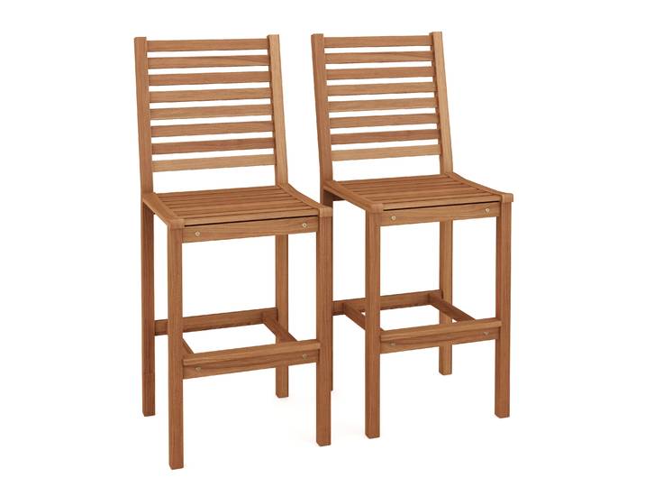 Barstuhl Holz CANELA 2er Set