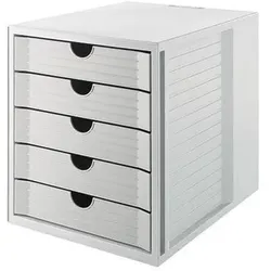Han Schubladenbox KARMA 14508-18 5Schubfächer Recycling öko-gr