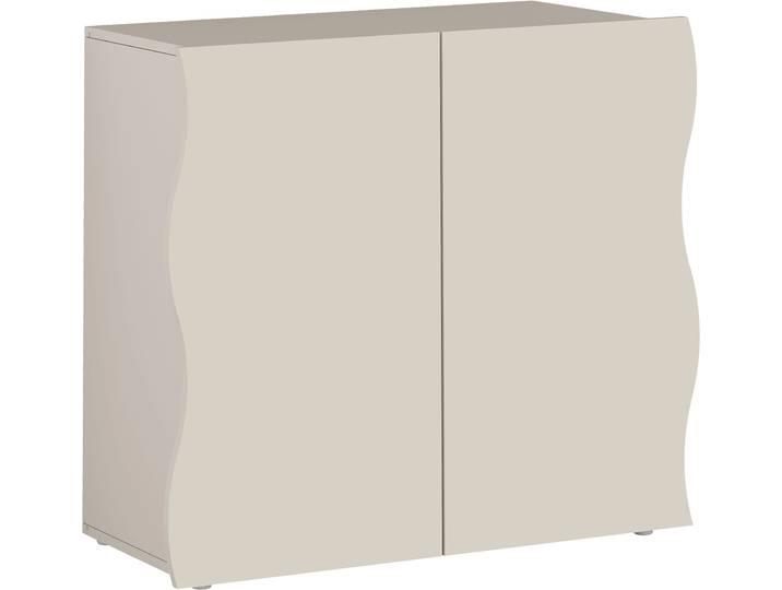 Sideboard HOME AFFAIRE Onda , beige (kaschmir), B:90cm H:81cm T:40cm, Holzwerkstoff, Sideboards, Sideboard