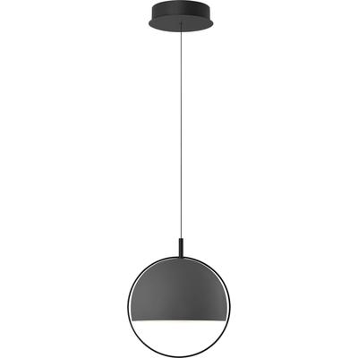 LED Pendelleuchte "HOOP", schwarz, 1, Ø 30cm, 1 Stk., HELL HÖLLISCH GUTES LICHT, Leuchten, B-Link Fernbedienung, Stufenlos höhenverstellbar, LED Pendelleuchte
