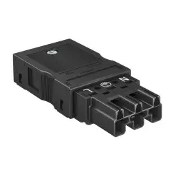 OBO 6108954 Steckerteil 3-polig, WINSTA 76x35x15 Polyamid schwarz ST-WIN 3P SW