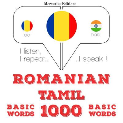 Tamil - Romania: 1000 de cuvinte de bază - JM Gardner, Audio, 9782821144248