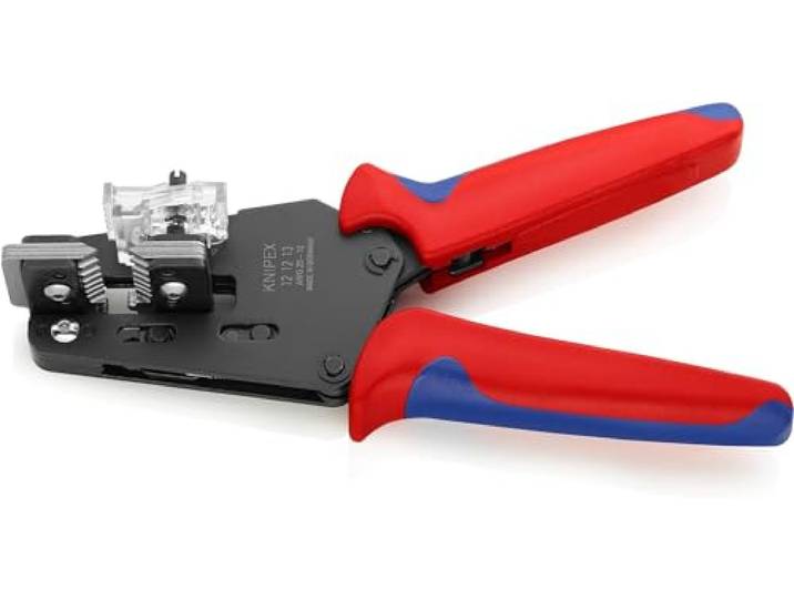 Knipex Pince à dénuder de précision avec couteaux de forme\, 12 12 13 Avec poignées multimatières 195 mm