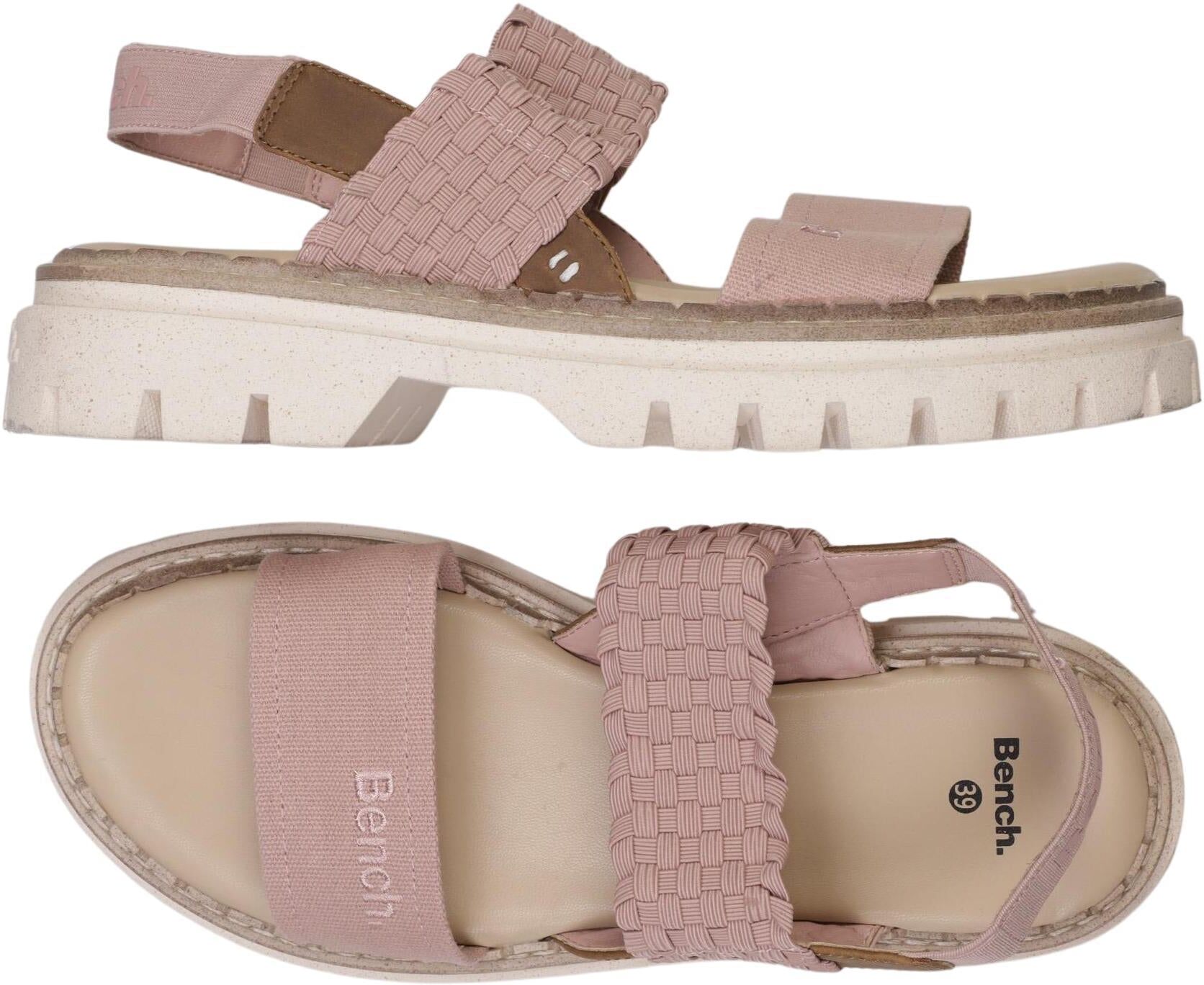 Bench. Damen Sandalen, Pink, Gr. EU 39, Kunstleder - Second Hand