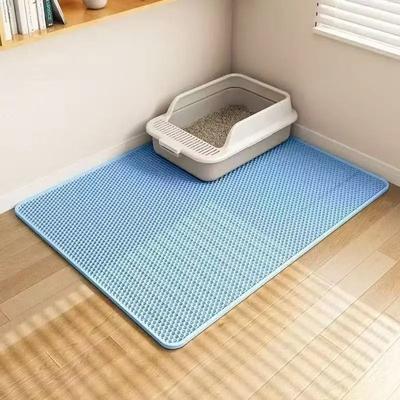 Uplifted Finds Sift Away Double Layer Litter Trapping Mat blue 60 X 90 Cm