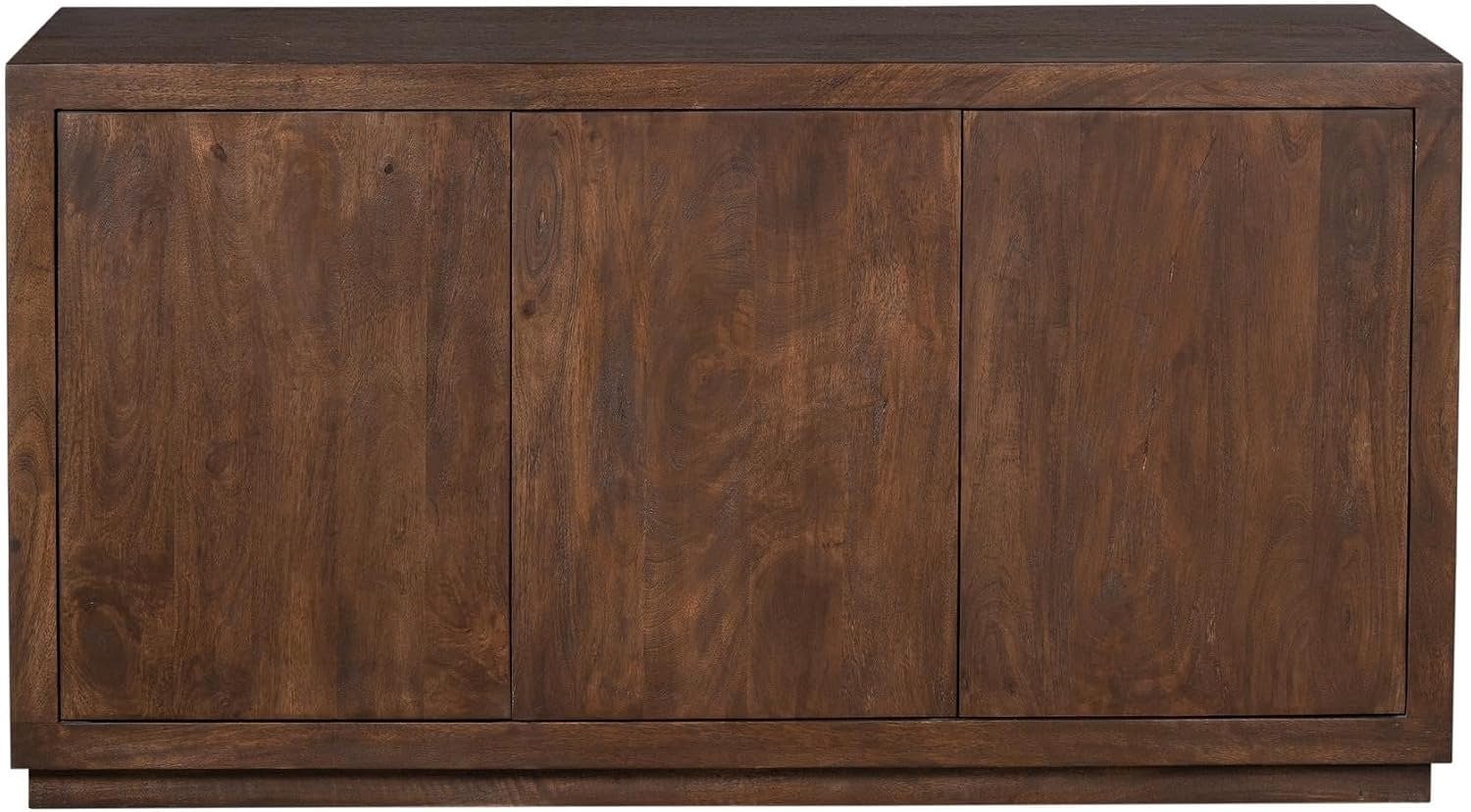 Modern dressoir Brussel bruin mangohout breedte: 150 cm