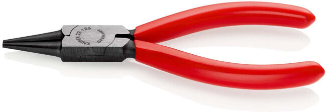 KNIPEX 22 01 125 Pince ronde noire atramentée 125 mm (22 01 125)
